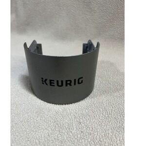 Keurig K83 K84 Top Plastic Trim Piece Gray Replacement Logo Housing Part